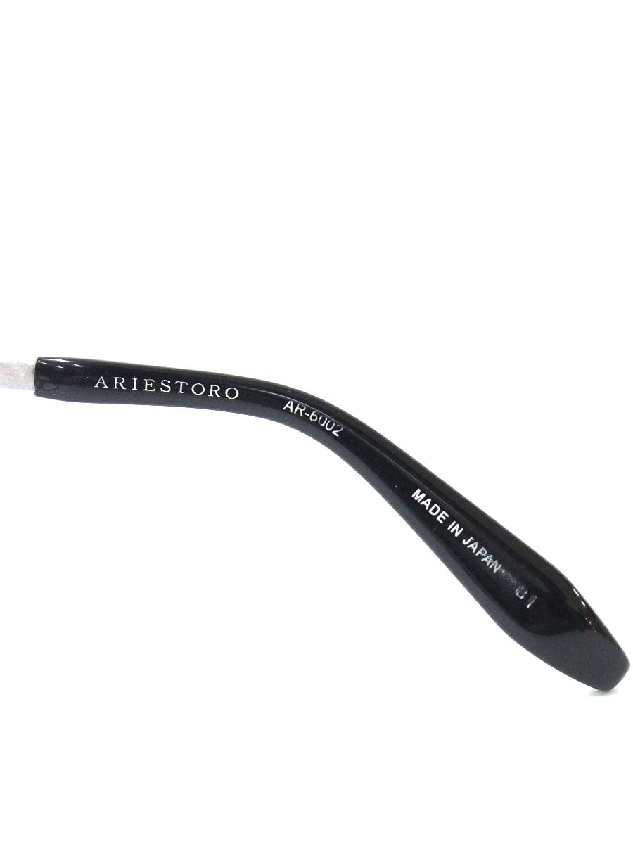 アリエストロ AR-6002 メガネ ブラック セルフレーム セルフレーム ウェリントン IT6588NITIQ8