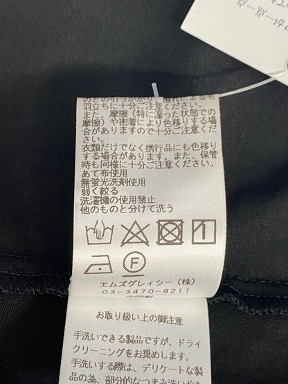 エムズグレイシー 115314 Tシャツ カットソー 38 ブラック 衿フリル ITCLAOLC7OZK