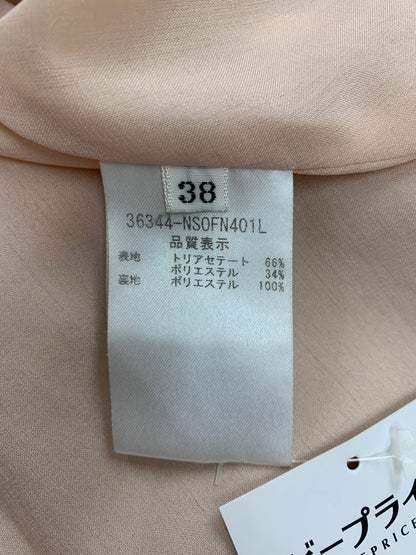 フォクシーニューヨーク バロンドレス 36344 ワンピース 38 ピンク タックフレア ITGW75T0W0V6