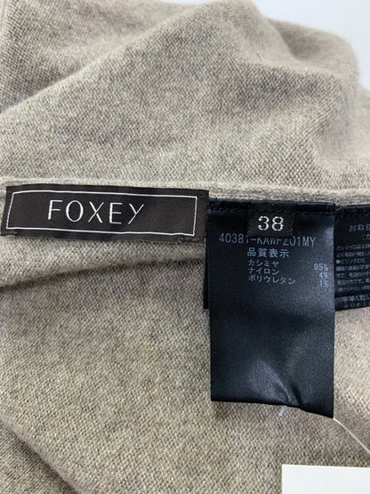 フォクシーブティック Knit Twin Cashmere Twin 40381 アンサンブル 38 グレージュ 2019年増産品 IT82QTNMS0CZ