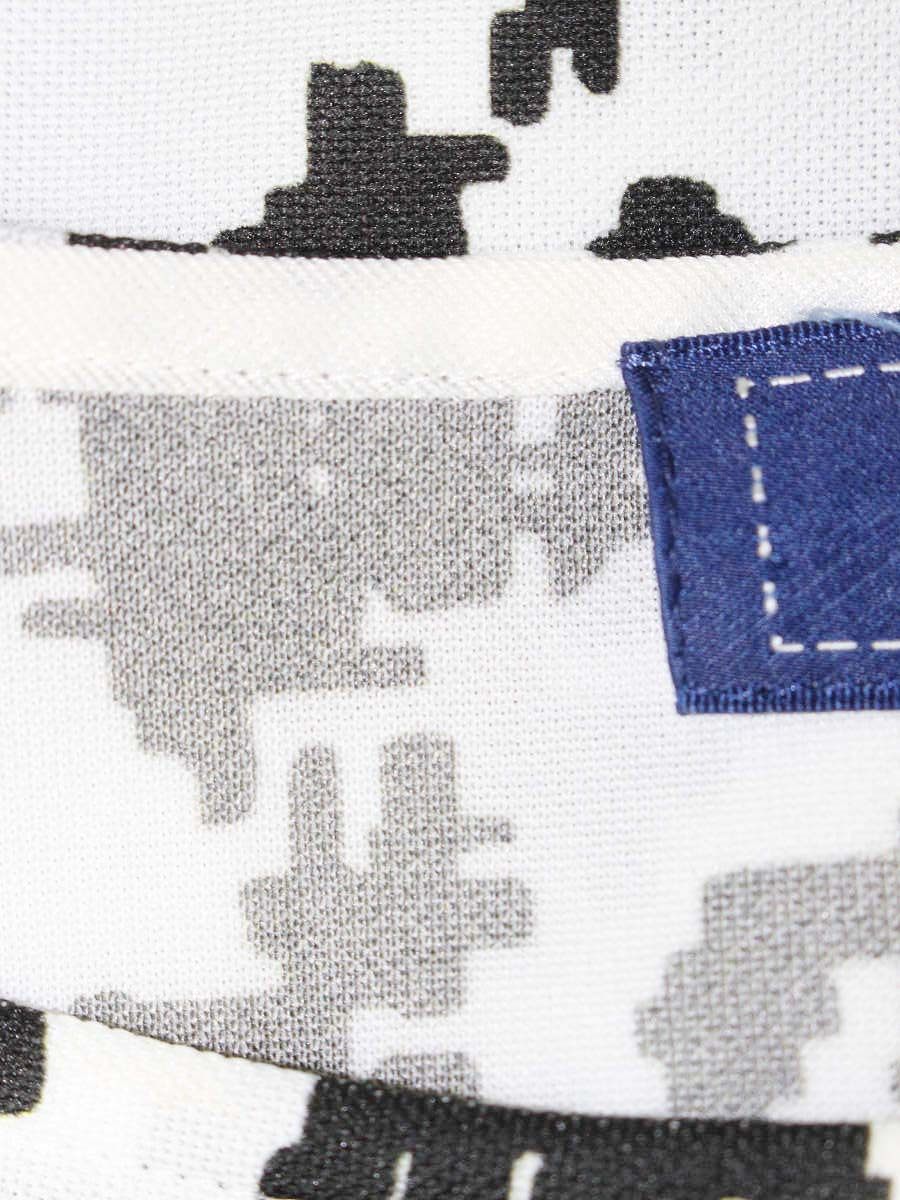 エムズグレイシー 035315 Tシャツ カットソー 42 ホワイト/ブラック リボン 転写プリント IT64DPDG9NHW