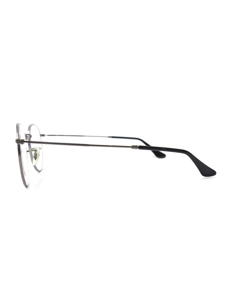 レイバン ROUND METAL OPTICS RB3447V メガネ メタルシルバー/ブラック ラウンド 2620 IT25BA2MC64U