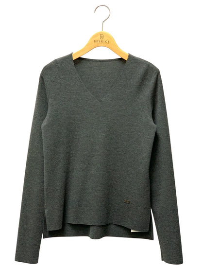 フォクシーブティック Knit Tops MY FAVORITE V 39603 セーター 38 グレー ITOVLGG8E2F2