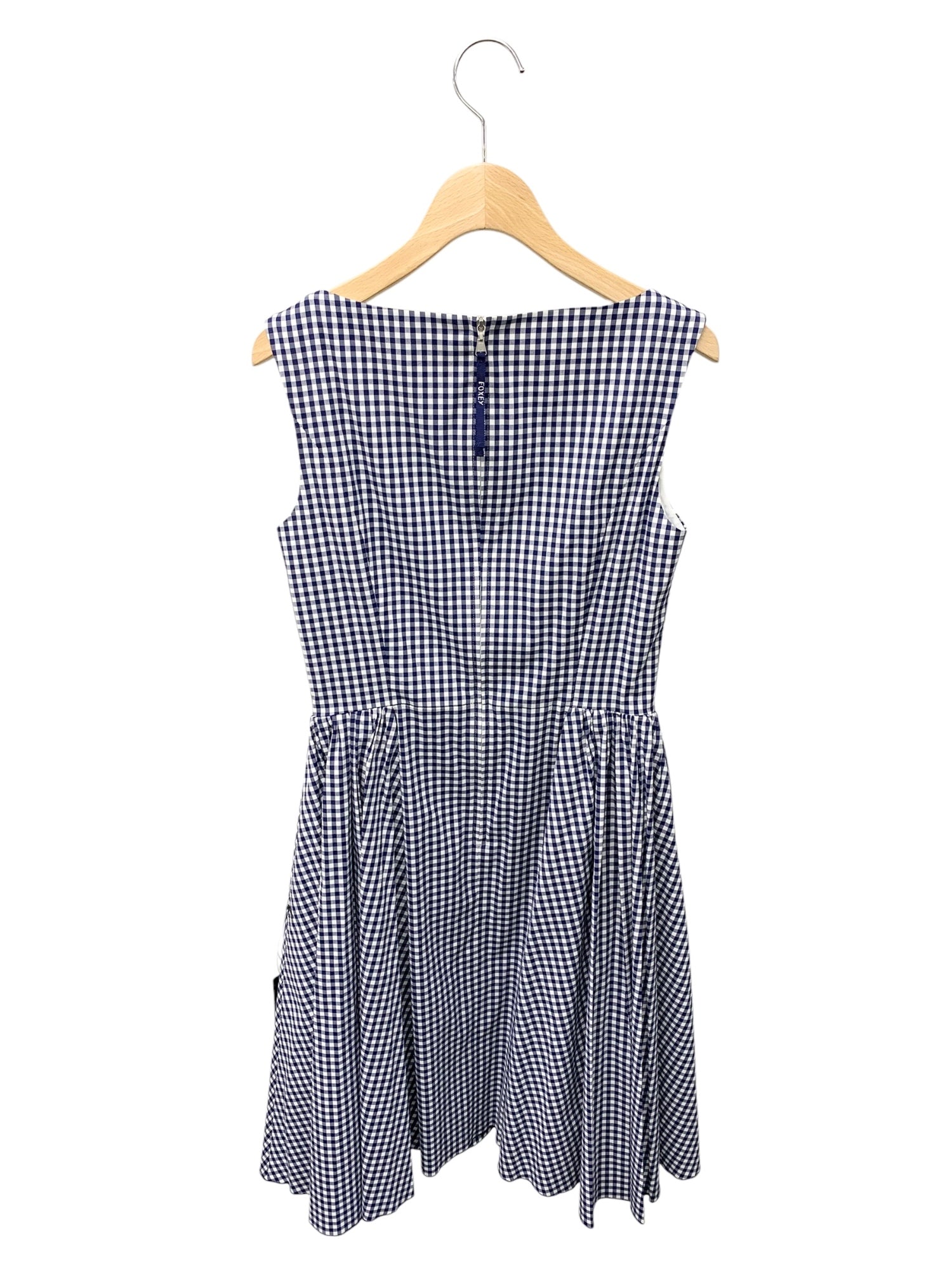 フォクシーニューヨーク Dress 40087 ワンピース 38 ネイビー