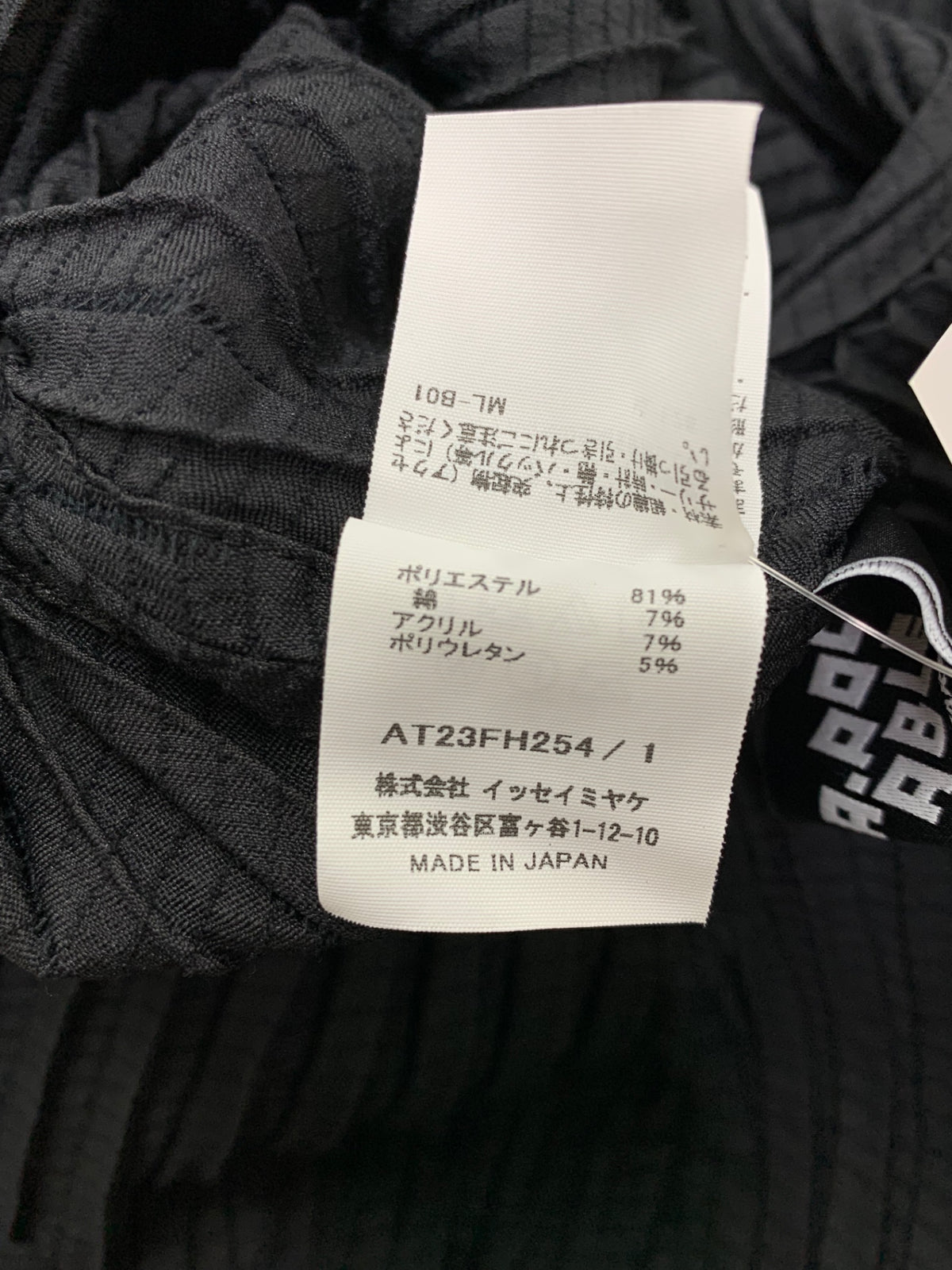 エイポックエイブルイッセイミヤケ AT23FH254 ワンピース 1 ブラック プリーツ IT7C25P39HRK