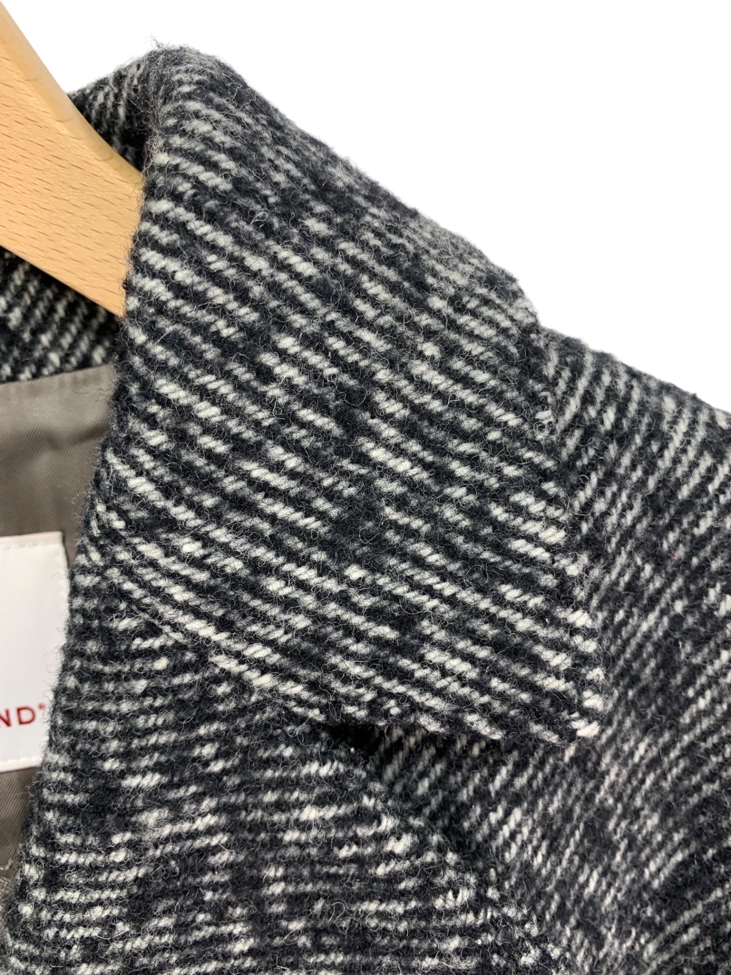 オールドイングランド 59505321 チェスターコート 38 ブラック ツイードカルゼ ITYJZVB5VO66