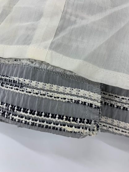 ルネ 6616150 ワンピース 36 グレー ツイードボーダー フロントジップ IT8L42HNW9MS 【SALE】