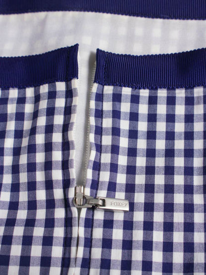 フォクシーニューヨーク Skirt Gracefull Petal 40295 スカート 40 ホワイト/ブルー IT44RFB58OAS