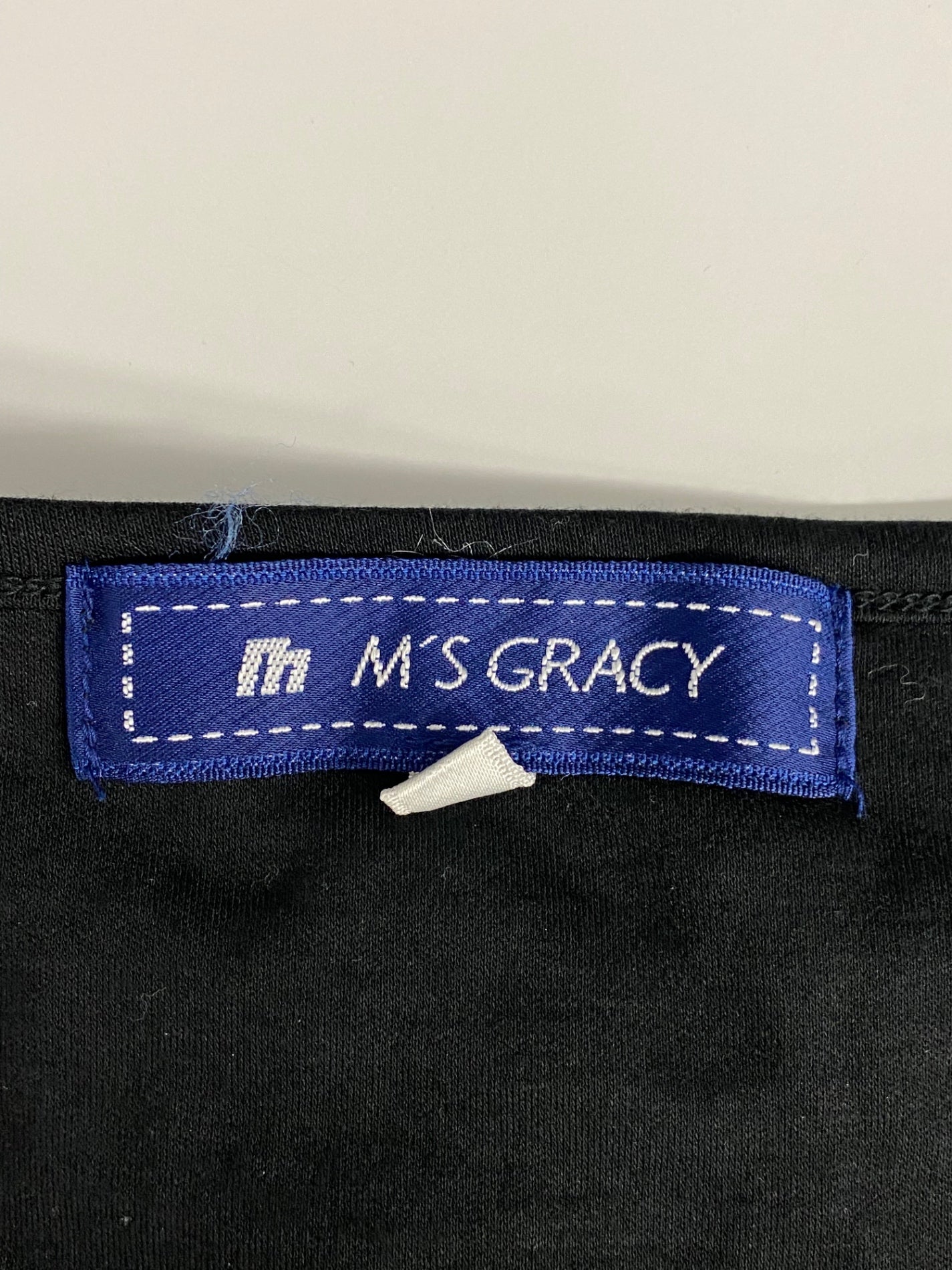 エムズグレイシー 425011 Tシャツ カットソー 38 ブラック フリル ITM1J0S35WVE