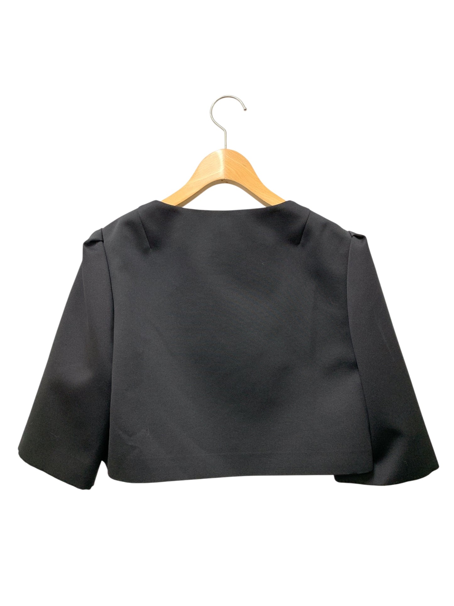 ルネ Jacket 6513950 ノーカラージャケット 36 ブラック ITNM7JUV8DBC