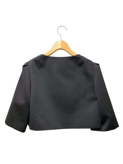 ルネ Jacket 6513950 ノーカラージャケット 36 ブラック ITNM7JUV8DBC