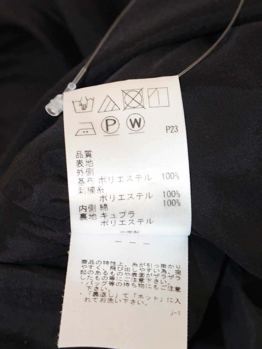 トッカ OPTOIW0440 ワンピース 4 ブラック フラワー 刺繍 ITNRL4BKN4CO