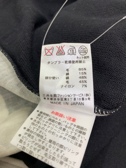 レオナールファッション 0387717 ニット 42 ブラック フラワープリント シルク混 ITGM4Z81FQWA