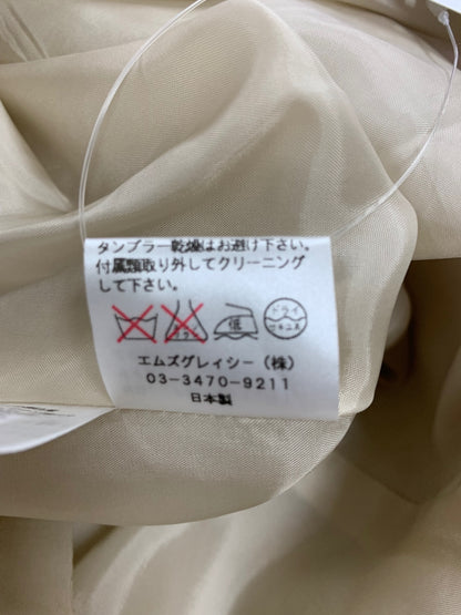 エムズグレイシー 621102 ワンピース 36 ベージュ レース 花柄 リボン ITI9RMB9HY3A
