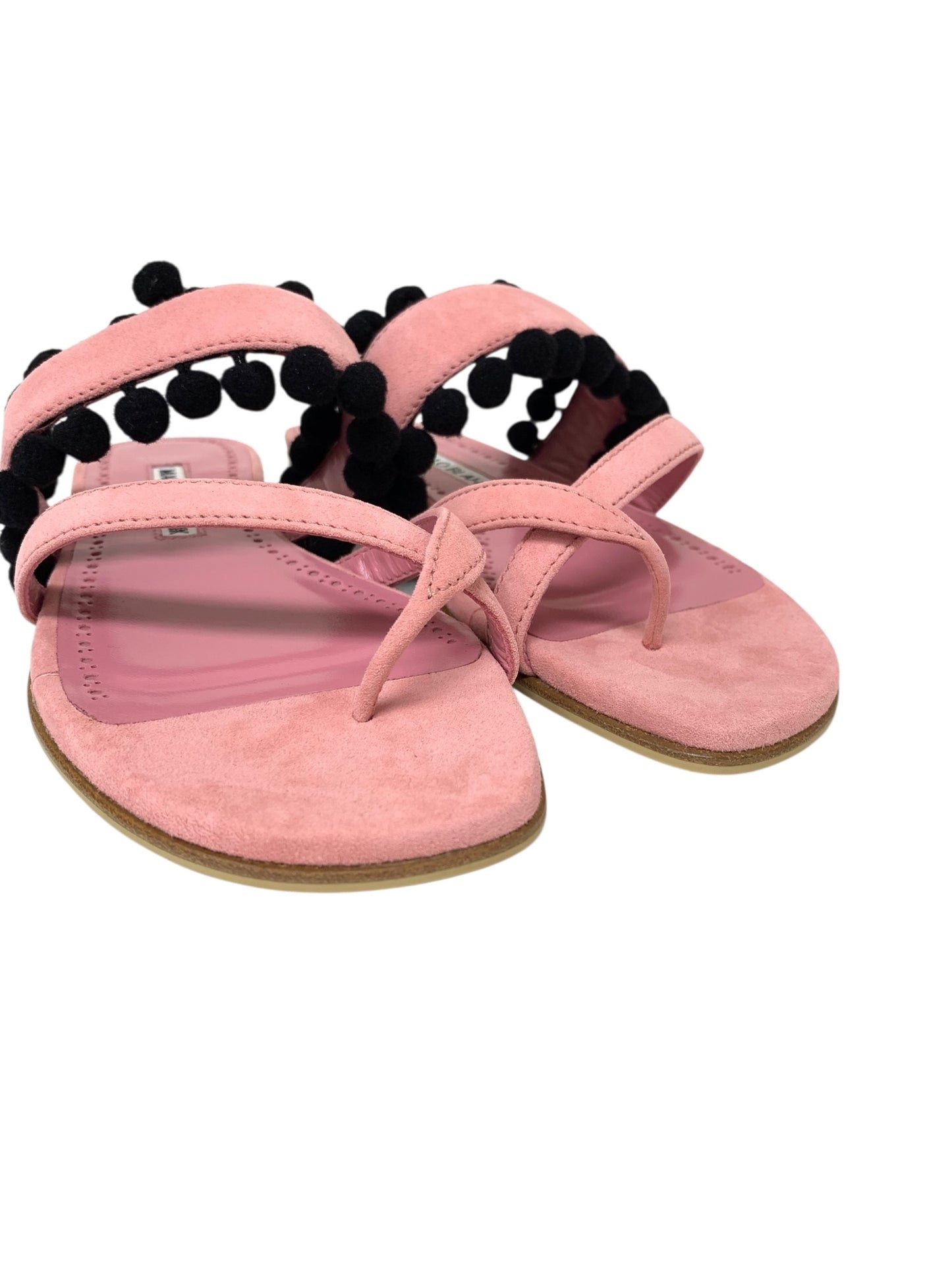 マノロブラニク シューズ 35.5 ピンク スエード ITC1JZZXEX3S 【SALE】