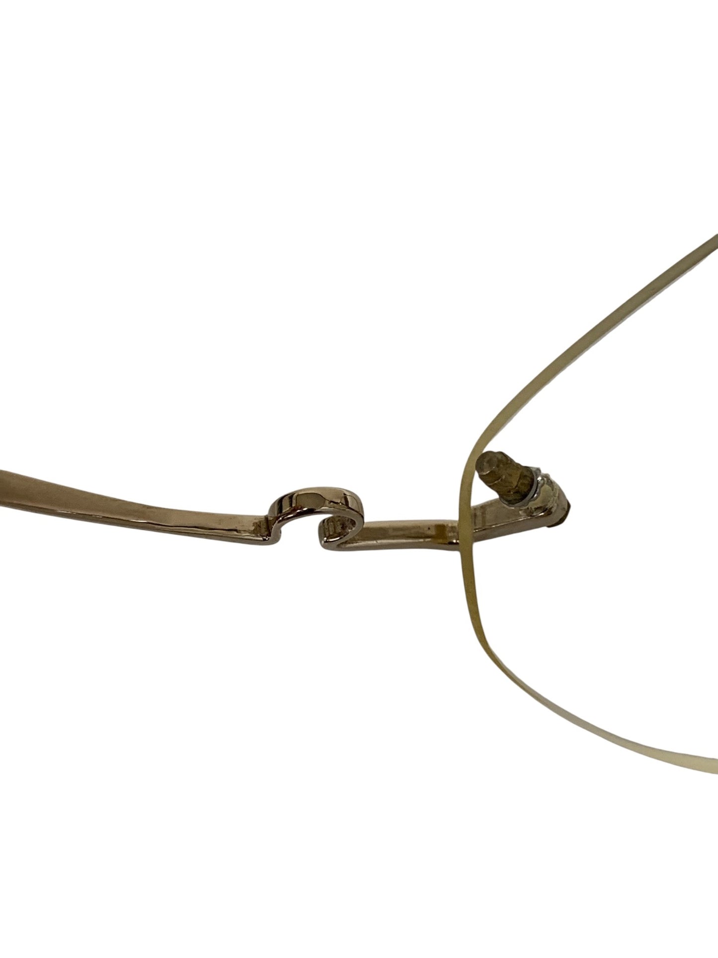 フォーナインズ TW-04D1 メガネ ゴールド リムレス IT0DPOY3UL3A