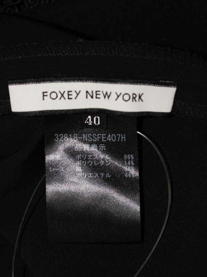 フォクシーニューヨーク スカート アラベスク 32818 40 ブラック IT76VSD4239F