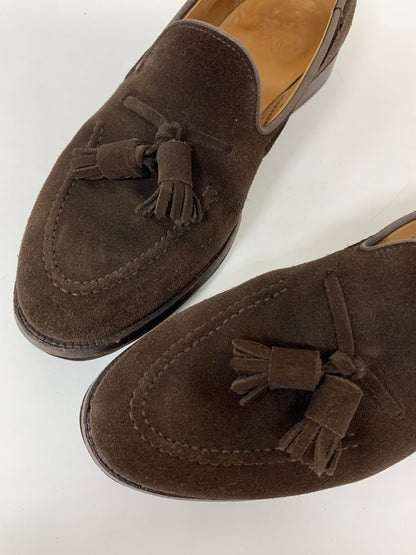 クロケット&ジョーンズ 26212 タッセルローファー 6.5E ブラウン スエード ITATDB6CVHYV