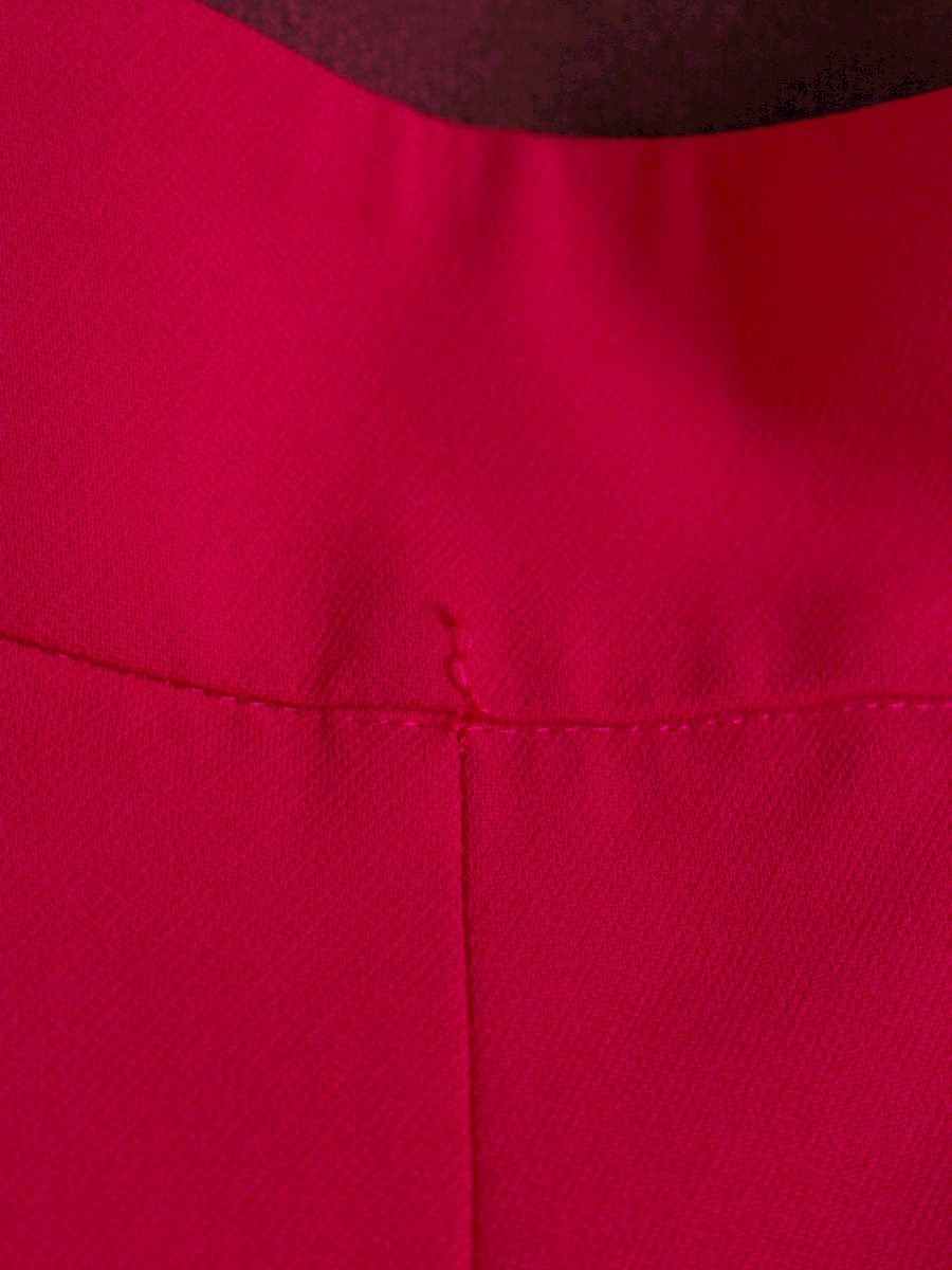 アドーア ミドルジョーゼットワイドパンツ 531-9230110 38 レッド IT54AYUO689K