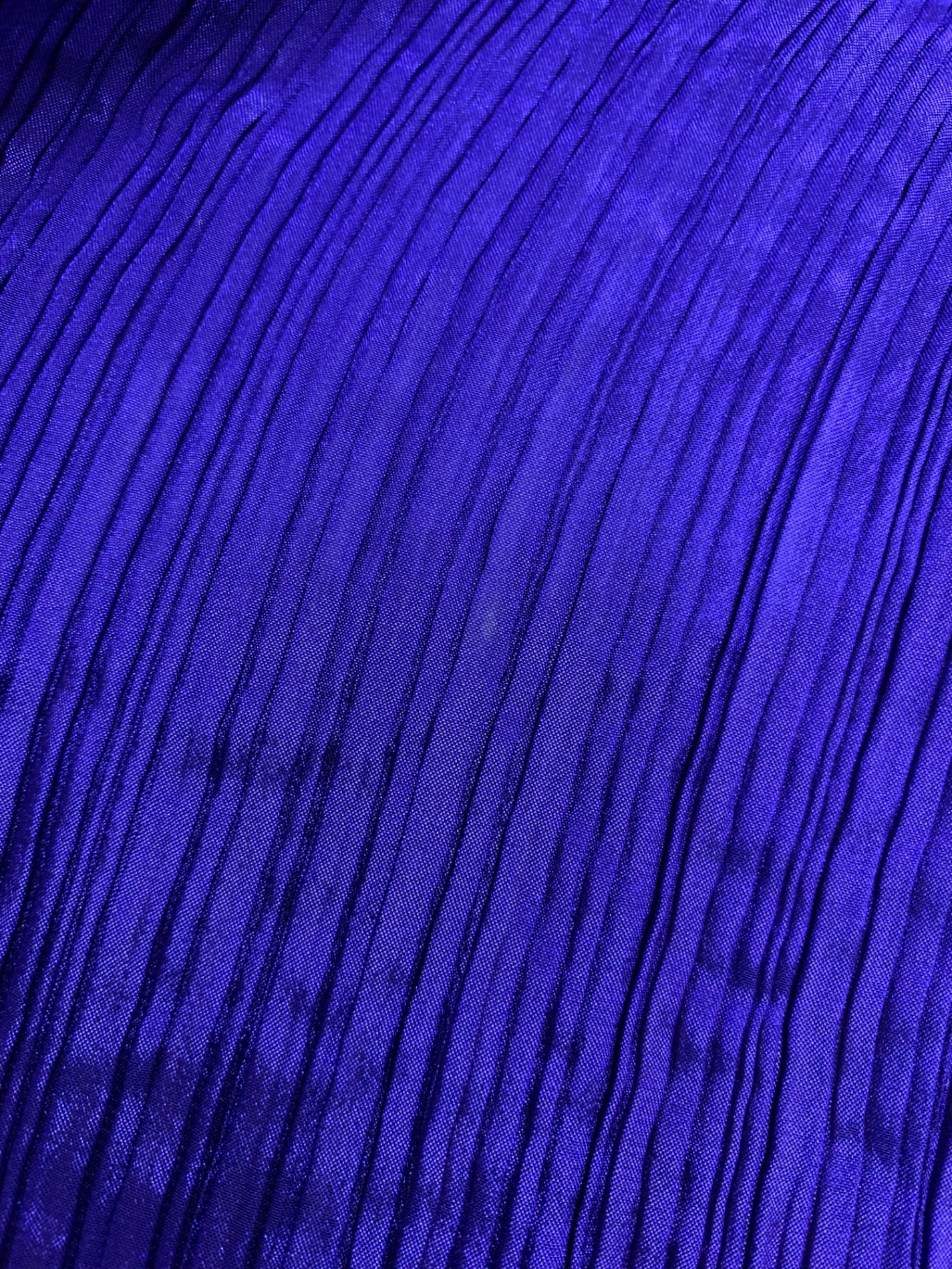 プリーツプリーズイッセイミヤケ PP64 ブルー プリーツ ワンピース ストール ITUFESH7YZ0G