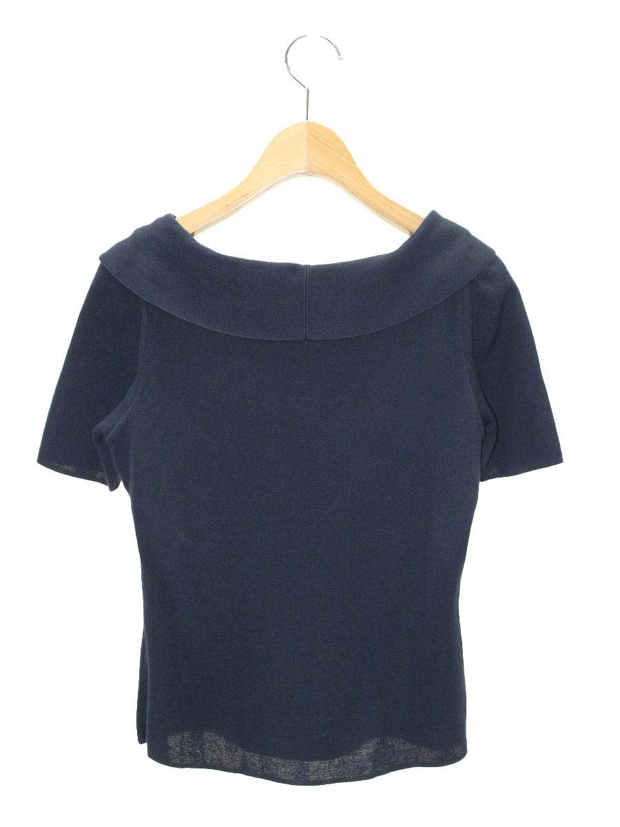 エムズグレイシー 728320 ニット セーター 38 ネイビー ITFJOBAJR1Z4