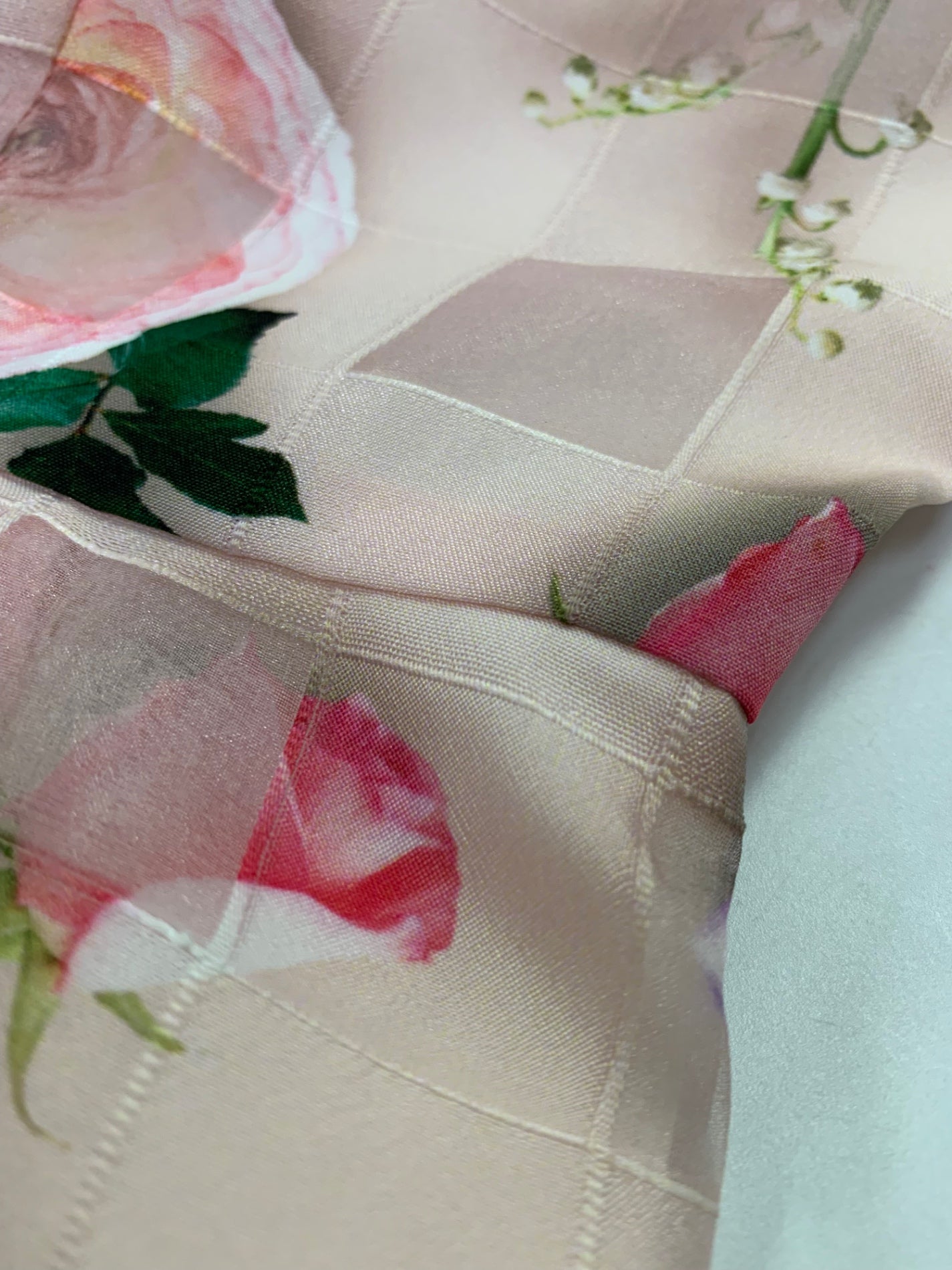 エムズグレイシー Organdy Flower Dress 911111 ワンピース 36 ピンク フラワープリント IT7QDMTQN60S