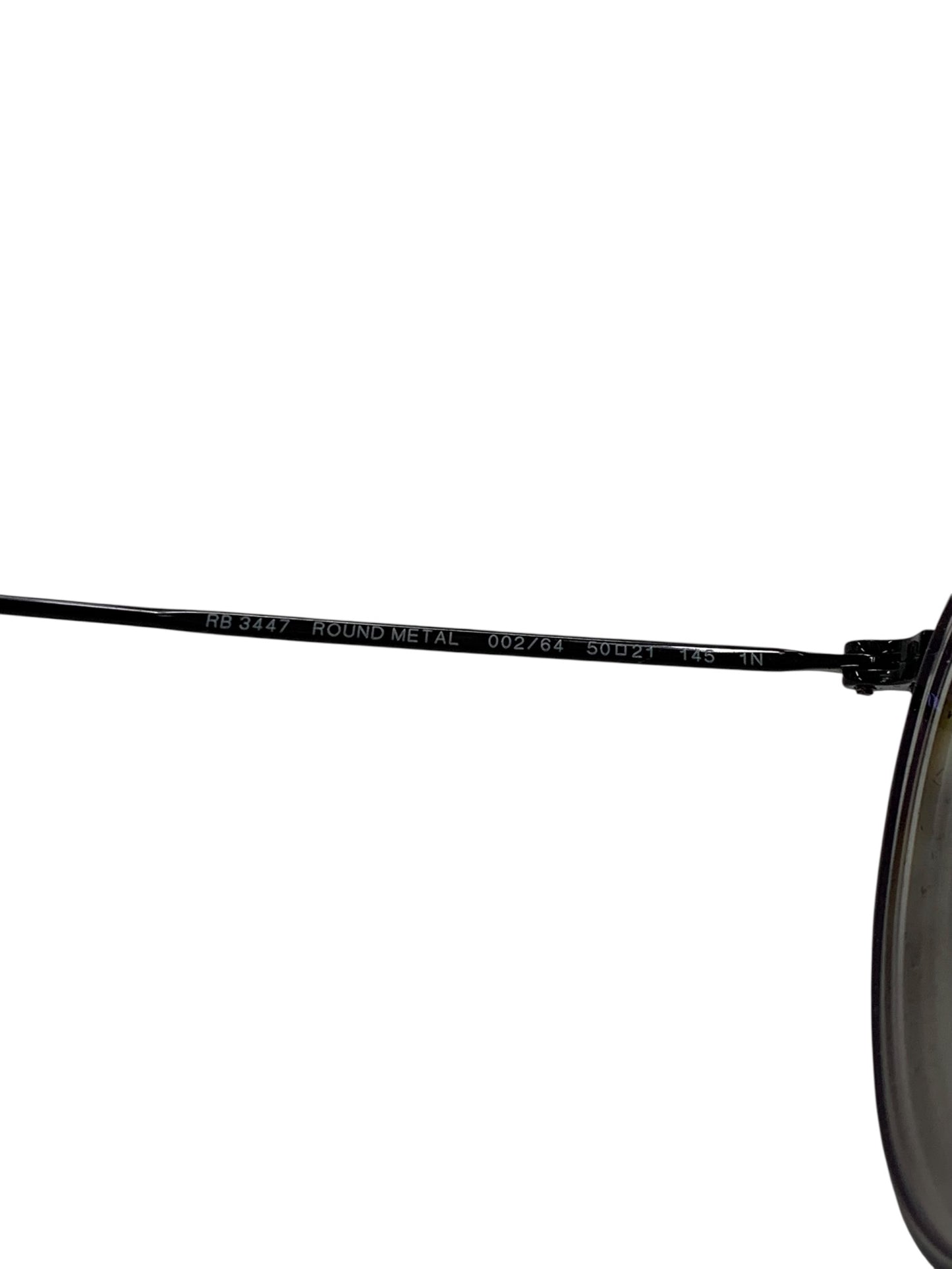 レイバン ROUND METAL RB3447 サングラス ブラック ラウンドメタル フルリム ラウンド ITU6789LI1IG 【SALE】