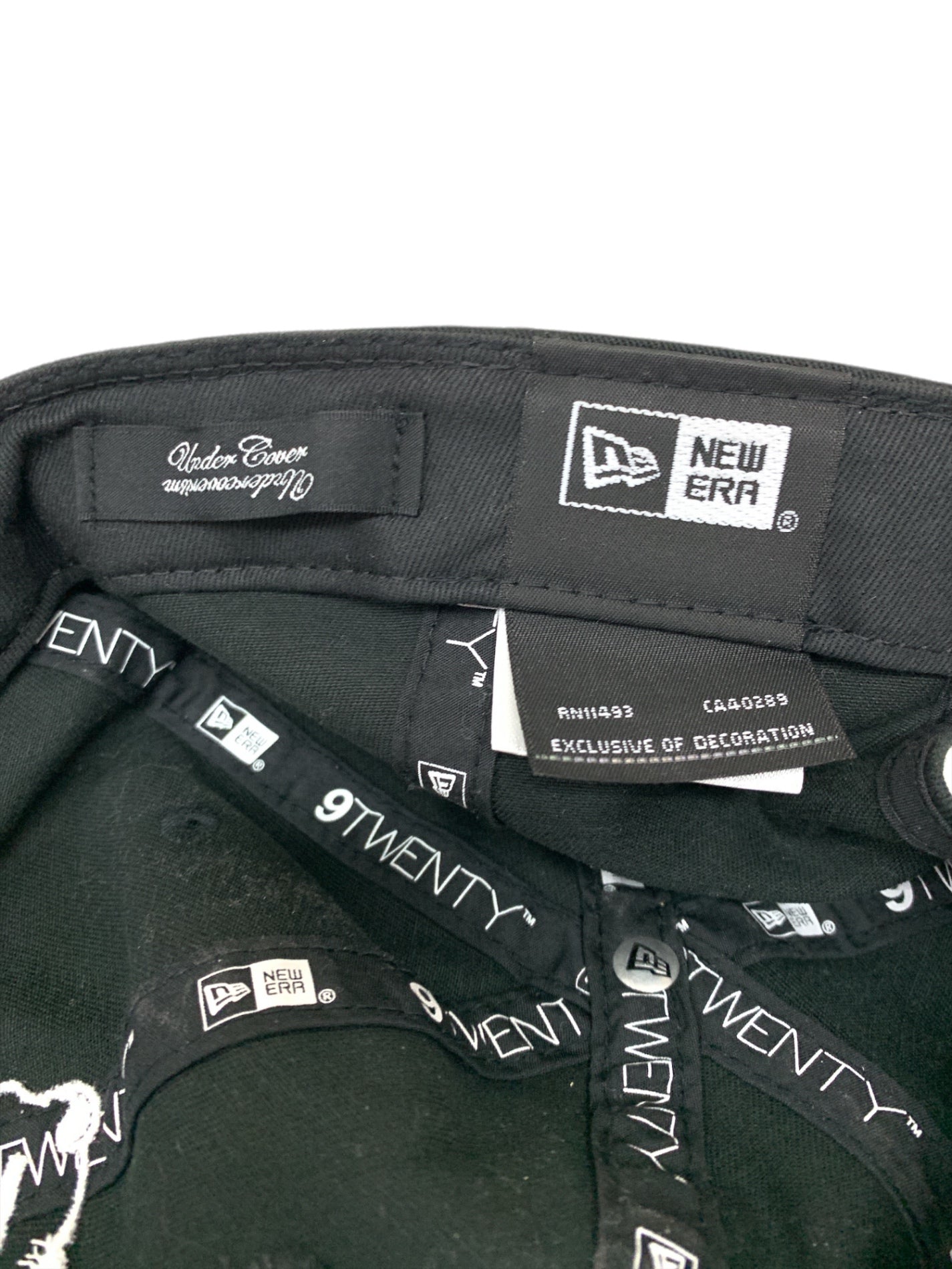 ニューエラ NEW ERA × UNDERCOVER 9TWENTY ベアキャップ ブラック