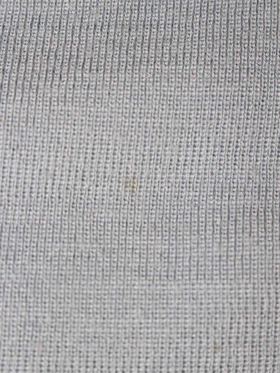 ブルーレーベルクレストブリッジ 55N04-638-23 ニット 38 ブルー クルーネック チェック切替 21AW ITHRC7PSTZT6