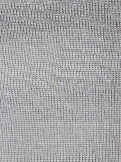 ブルーレーベルクレストブリッジ 55N04-638-23 ニット 38 ブルー クルーネック チェック切替 21AW ITHRC7PSTZT6