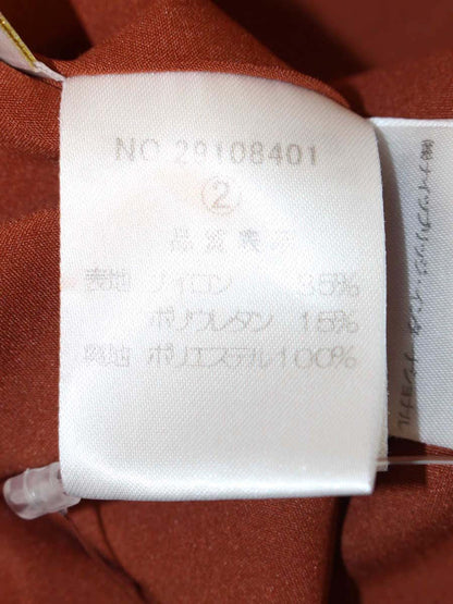 エリザ 29108401 ワンピース 2 ブラウン タックフレア ITCXF0ZQEWS8