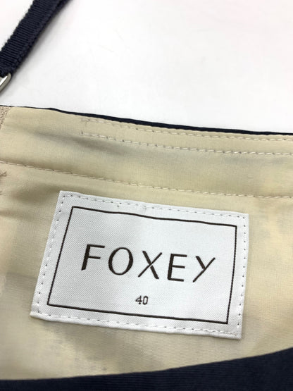 フォクシーブティック ワンピース 35603 40 ネイビー ツイード IT7PUFPNXJBS