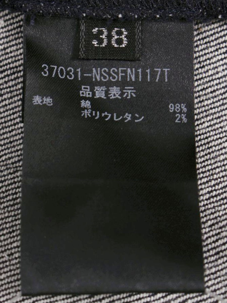 フォクシーニューヨーク スカート INDIGO 37031 38 ネイビー ITYCRLM0X6AH