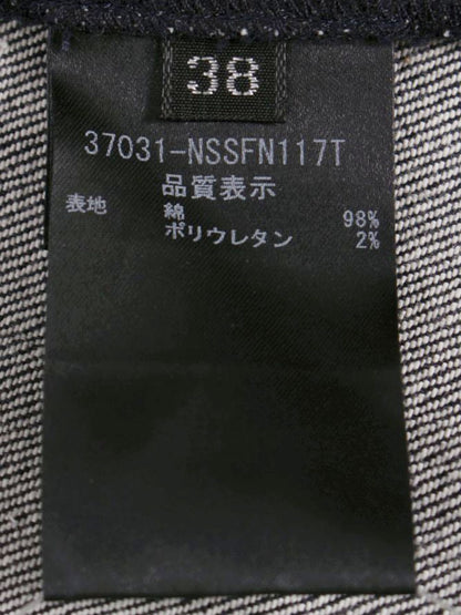 フォクシーニューヨーク スカート INDIGO 37031 38 ネイビー ITYCRLM0X6AH