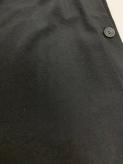 ヨウジヤマモト TA/PE CREPE DE CHINE B/COLLAR GUSSET LONG D ND-D51-500 ワンピース 1 ブラック ITKU42QR6GW0