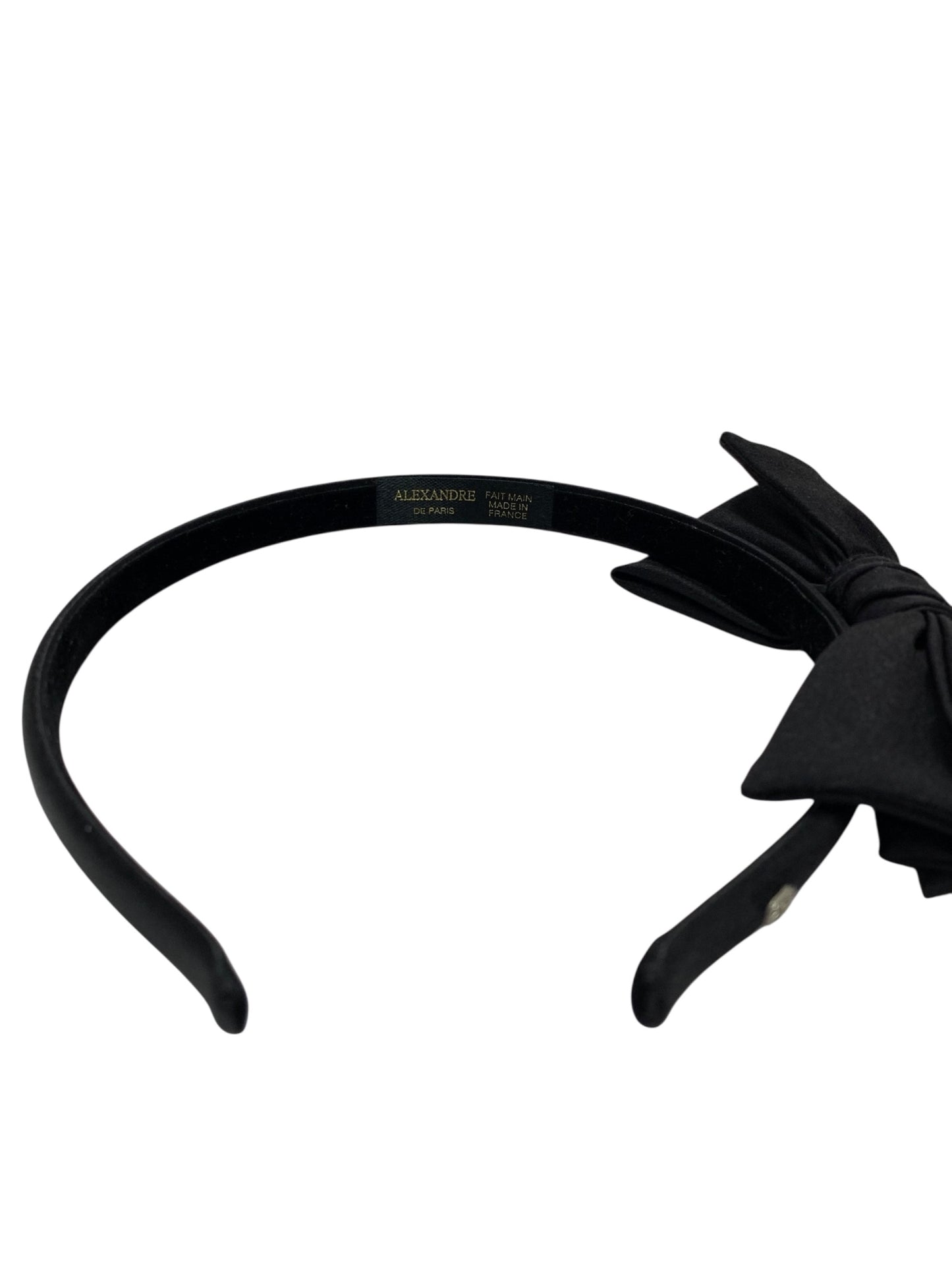 アレクサンドルドゥパリ カチューシャ ブラック リボンサテン IT59E214BV9G 【SALE】