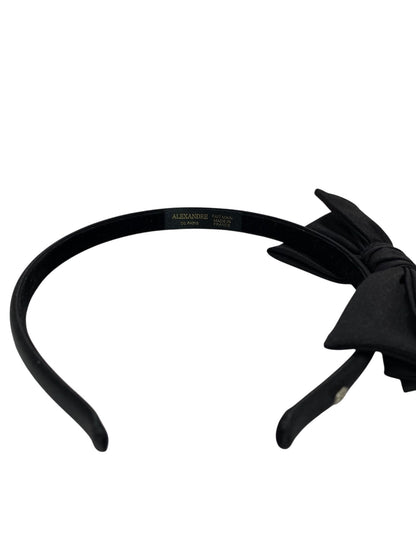 アレクサンドルドゥパリ カチューシャ ブラック リボンサテン IT59E214BV9G 【SALE】