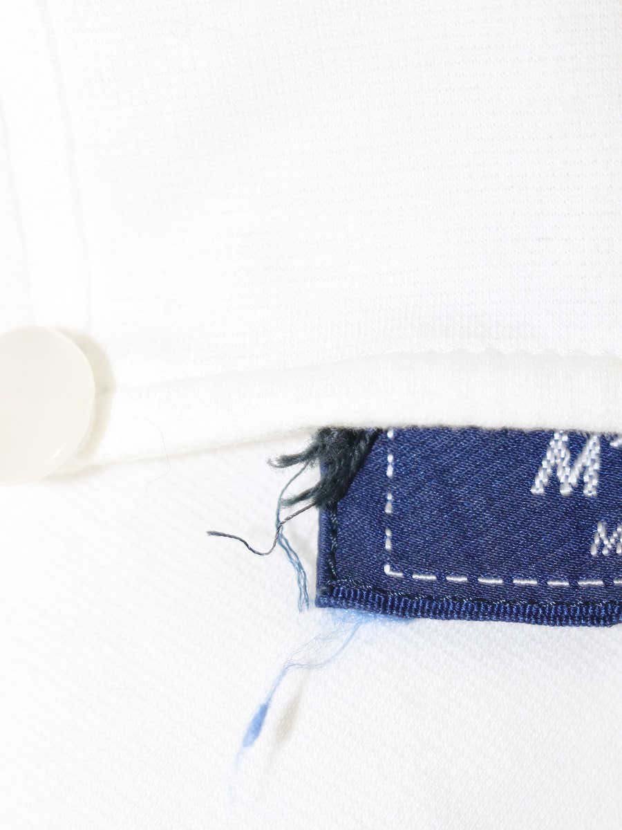 エムズグレイシー 215302 トップス 40 ホワイト リボン バッグモチーフ IT9JQHJXR85G