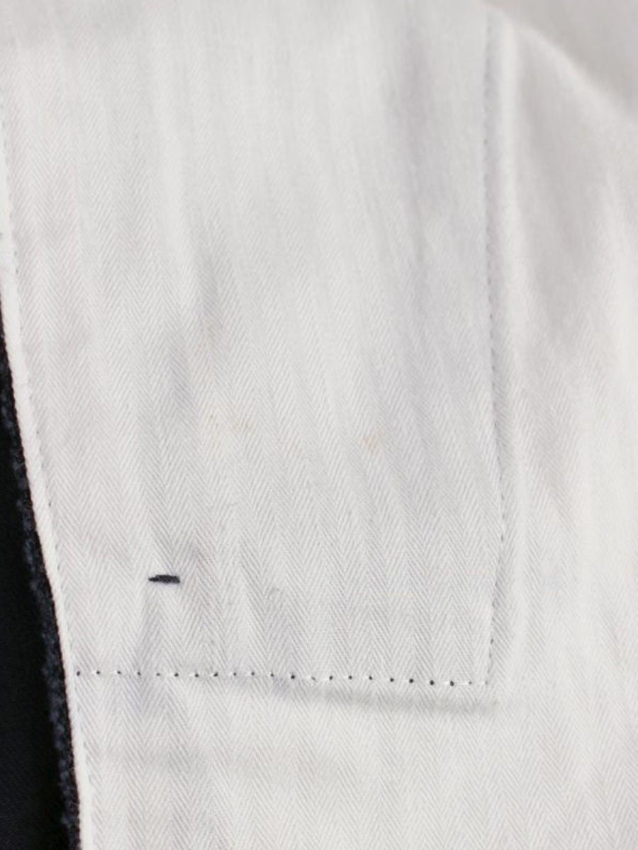 ドゥロワー  コットンギャバ テーパードパンツ 6514-236-0910 36 ネイビー ITYY8E9AMCI8 【SALE】