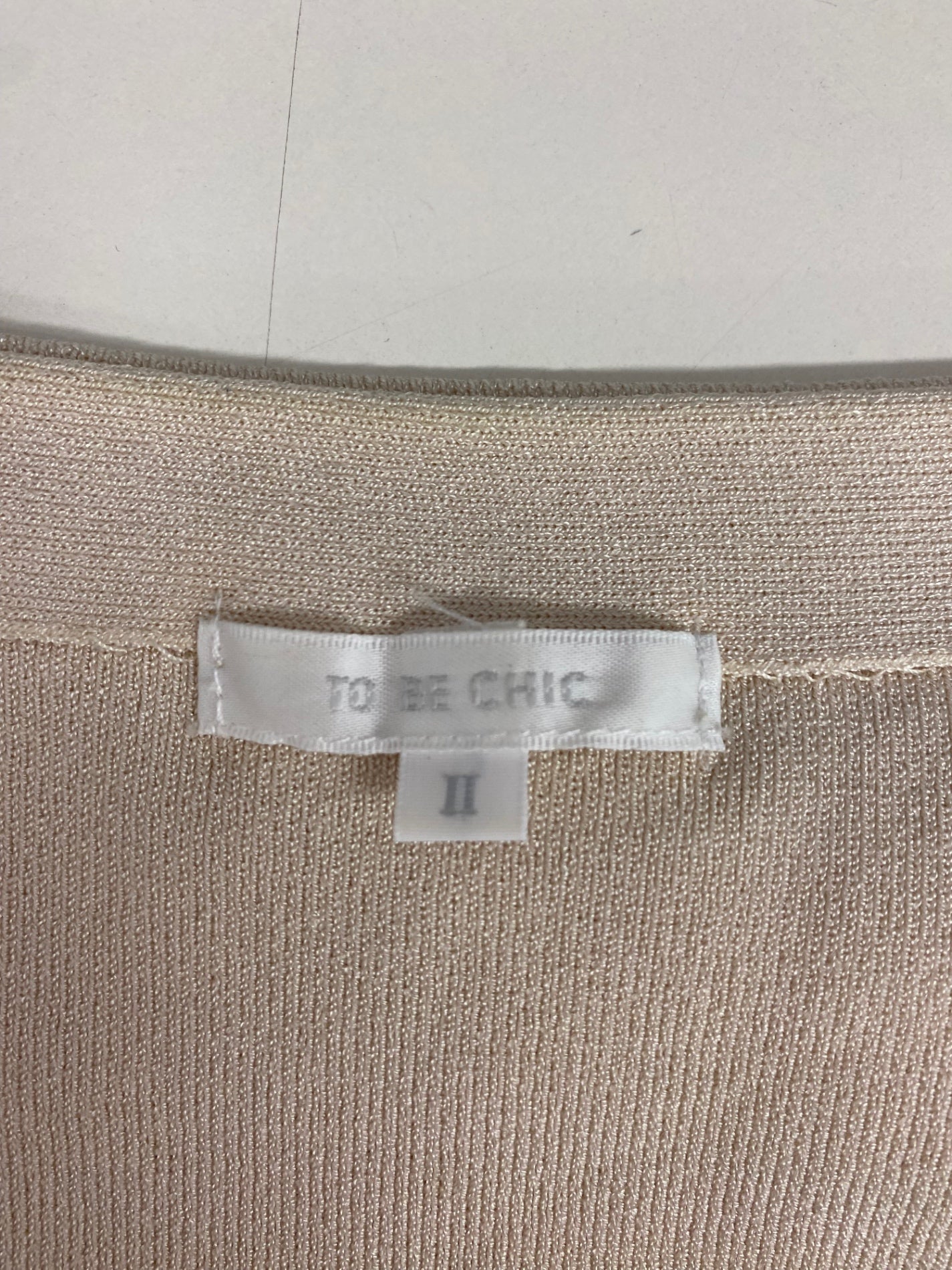 トゥービーシック UA421-240-40 カットソー 2 ベージュ ニット IT6MR4H2AGZW