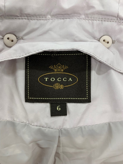 トッカ CWTOKW0505 ダウンコート 6 ピンク ベルベット フェイクファー フード ITGU3NJF6KJU