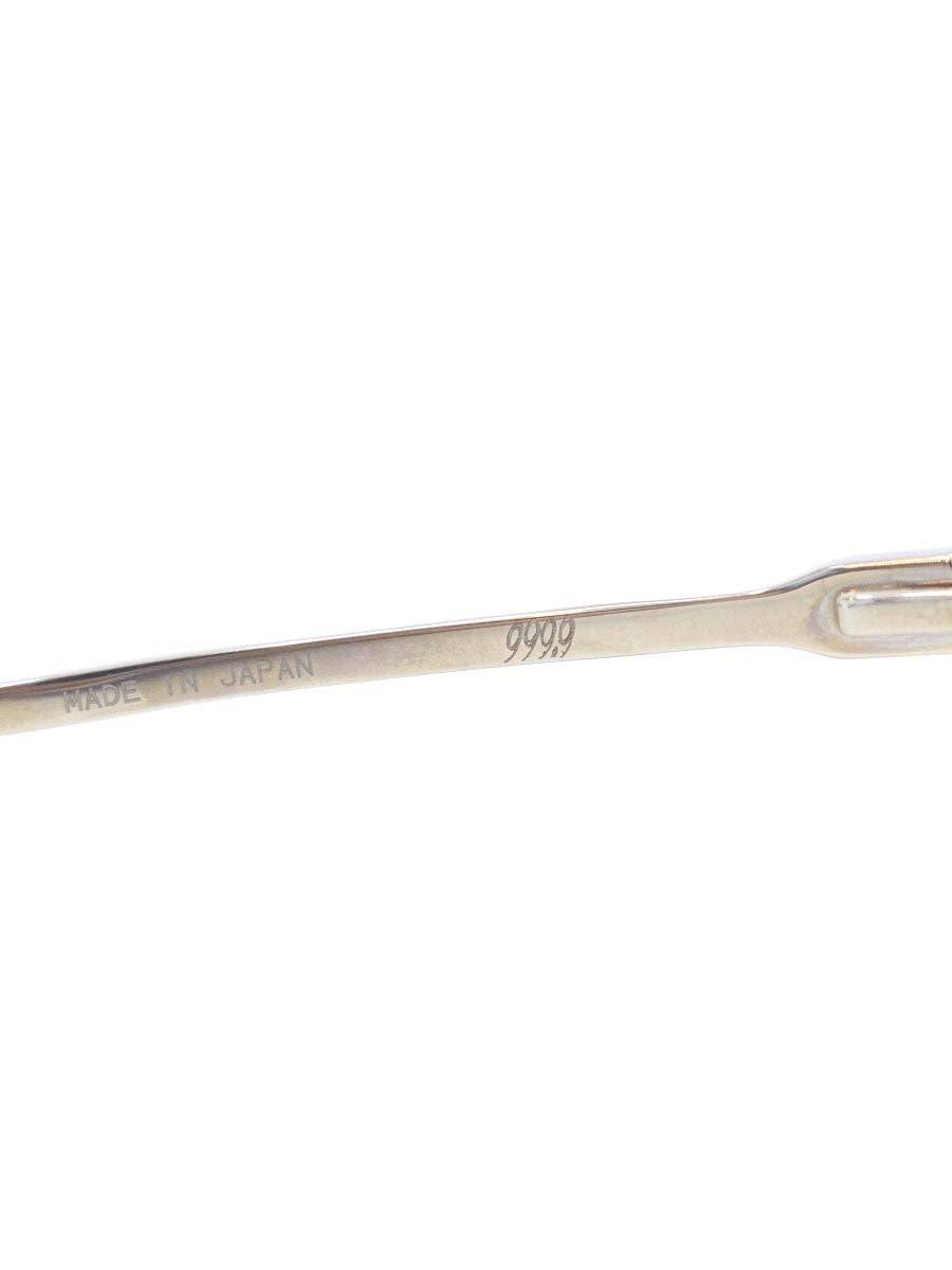 フォーナインズ SP-10T メガネ シルバー メタル ブローフレーム IT6P4IBZ8GVC