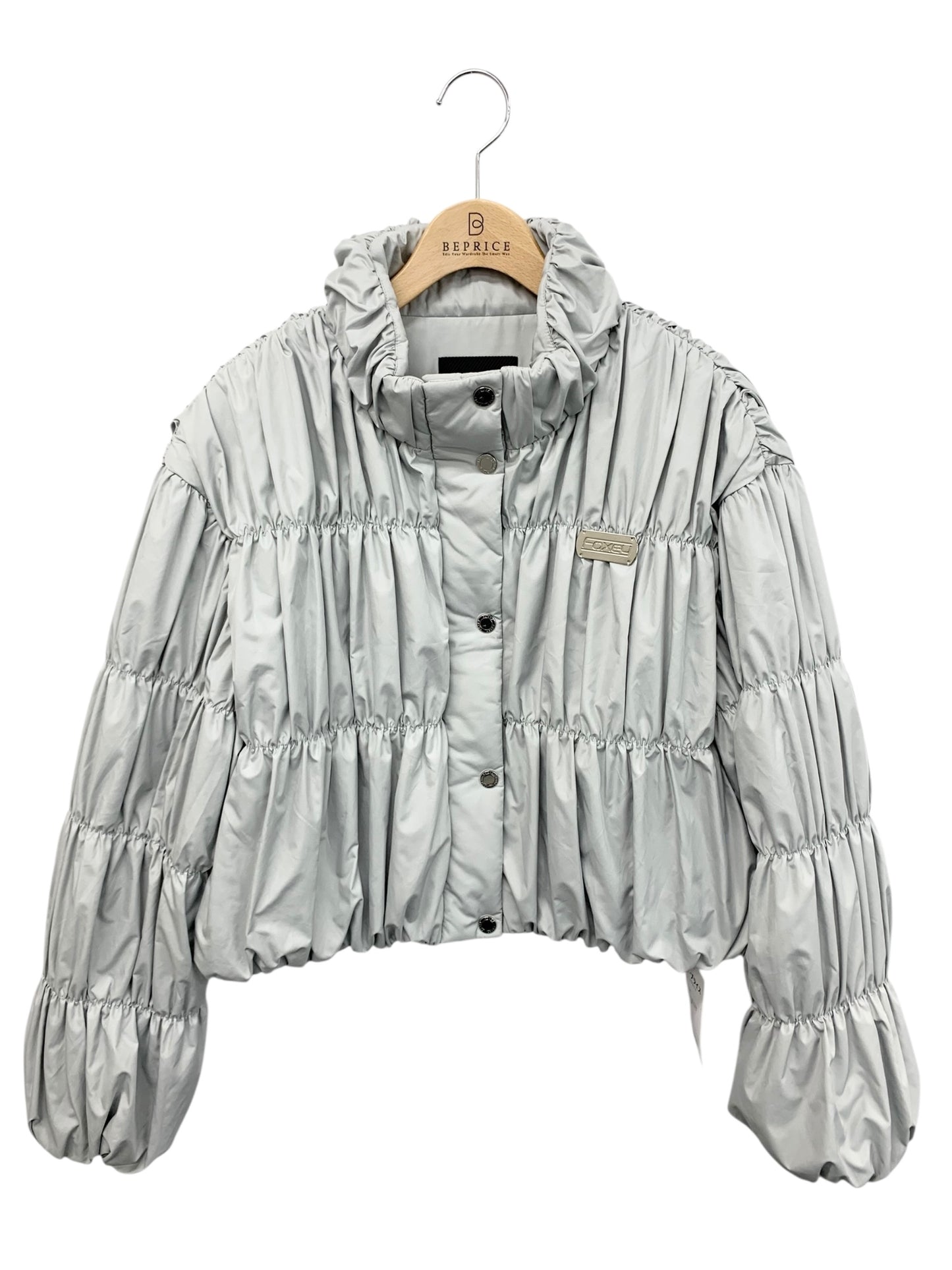 フォクシーニューヨーク Short Coat Neige 43870 ジャケット 40 ブルー 中綿 IT8SWDJQX7JO