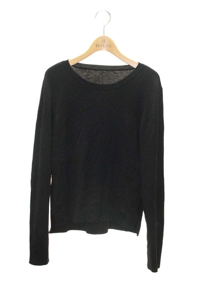 フォクシーブティック Knit Tops 36301 ニットセーター 42 ブラック 長袖 ITST752XT774