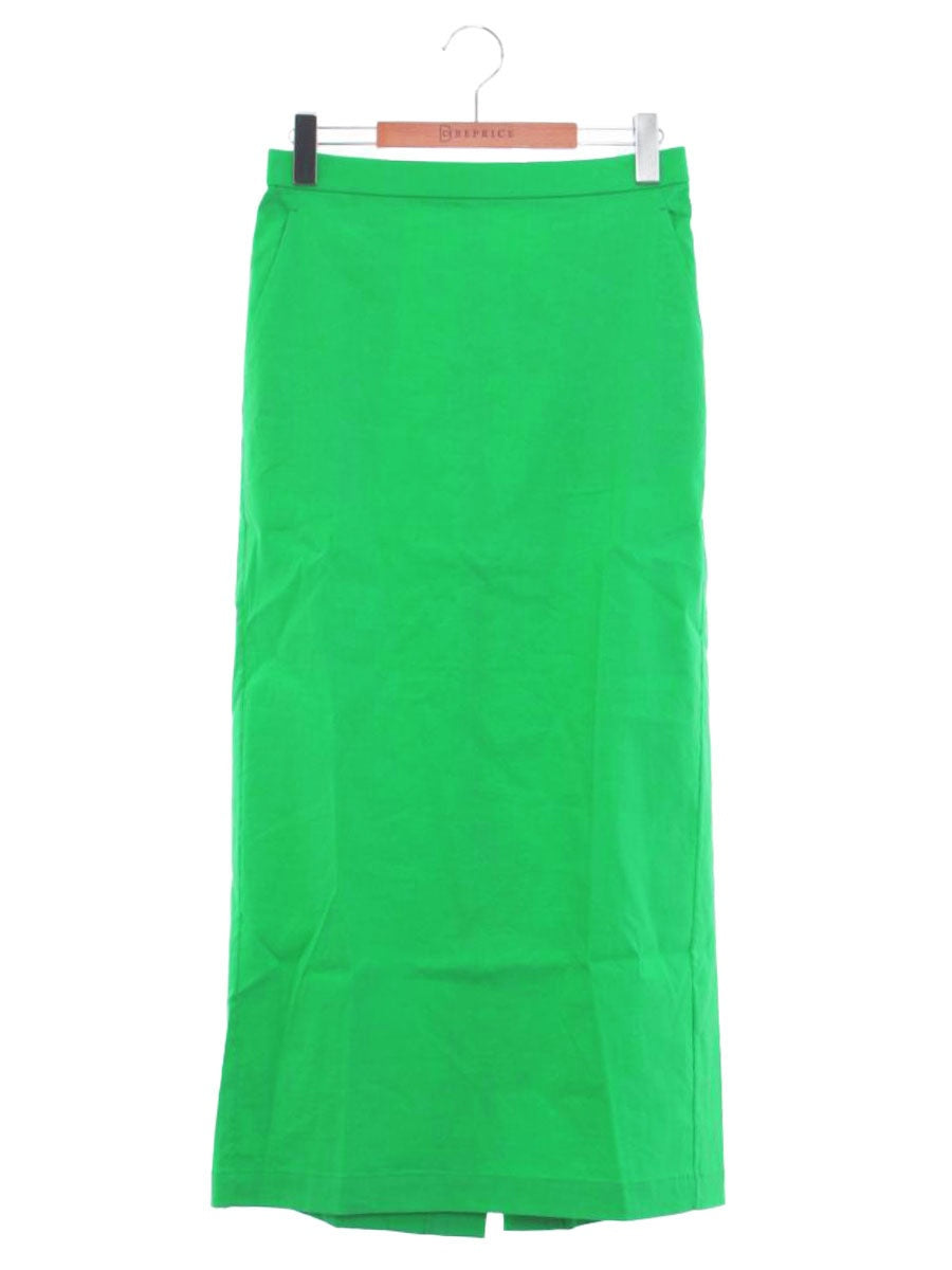 セオリーリュクス ウォッシャブルリネンタイトロングスカート 03-3107330-640-040 40 グリーン ‘23 IT8SO6BFQDGK