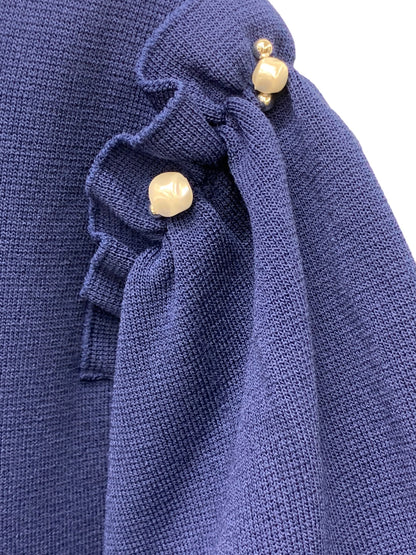 ルネ Pearly Knit Cardigan 6322190 カーディガン 38 ブルー IT4WFNEAX956