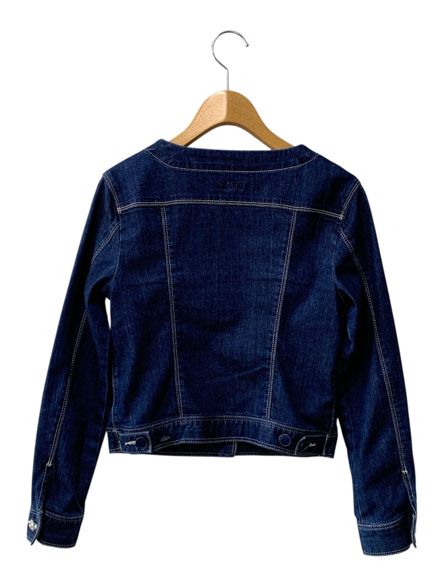 トッカ 洗える！SPICE デニム ジャケット JKTOYS0160 0 ネイビー ノーカラー ITAH1Y4K8DEV