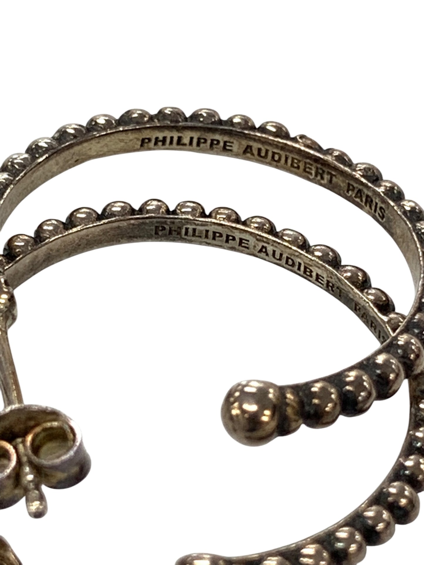 フィリップオーディベール ピアス シルバー ボールチェーン シルバー ITPAPBOK5YBY