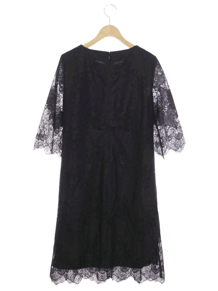 エムズグレイシー 721392 ワンピース 38 ブラック レース ITBRYOP548X4
