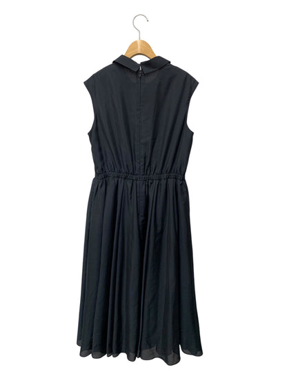 ルネ 5536080 ワンピース 38 ネイビー フロントボタン タックフレア ITBHZKUXJX7C